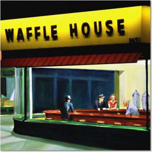Waffle House Nighthawks Posters and Art